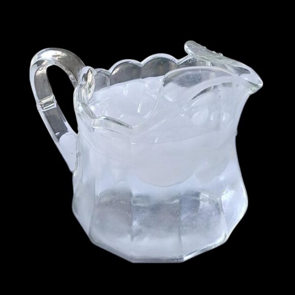 Antique EAPG US Glass Colonis #15145 Panel & Band Pitcher w/Ice Lip - Picture 5 of 9